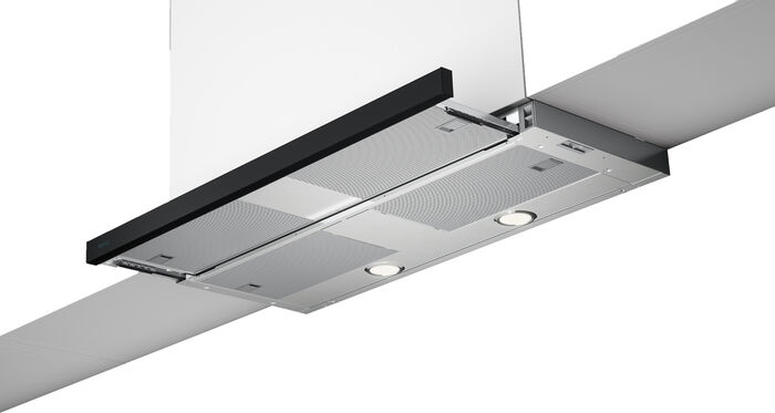 Epoq Maxima útdraganlegur gufugleypir - Stál