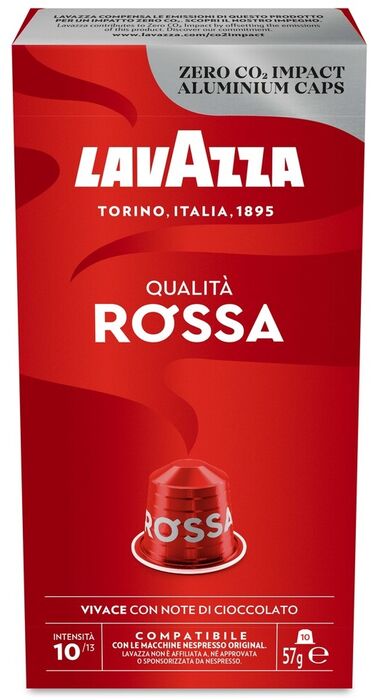 Lavazza Rossa Nespresso hylki - 10 stk