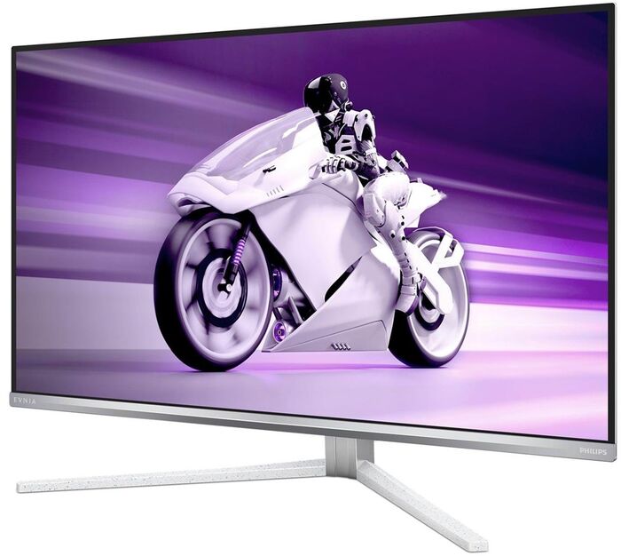 Philips 32" Evnia 8000 QD-OLED UHD tölvuskjár - Hvítur