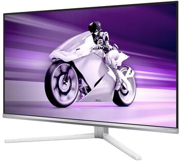 Philips 32" Evnia 8000 QD-OLED UHD tölvuskjár - Hvítur