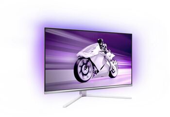 Philips 32" Evnia 8000 QD-OLED UHD tölvuskjár - Hvítur