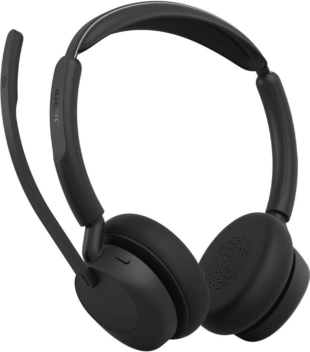 Jabra Evolve3 45 Stereo USB-C UC þráðlaus heyrnartól - Svört
