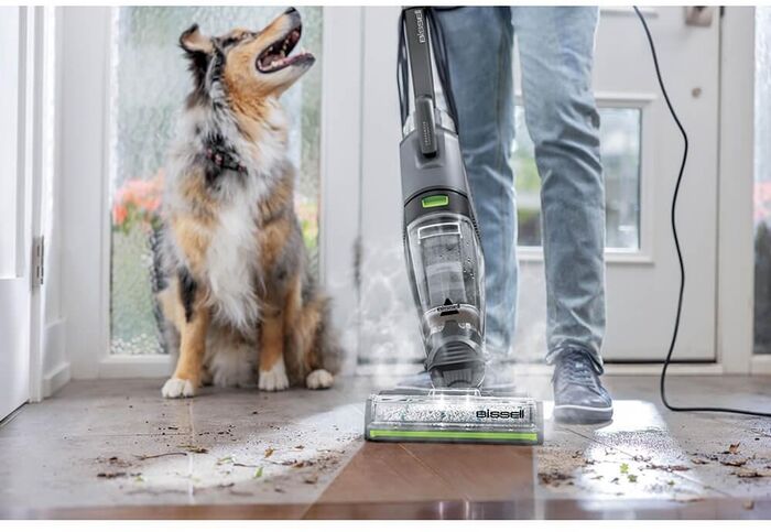 Bissell Crosswave Hydrostem Pet Pro gólfhreinsitæki - Grátt