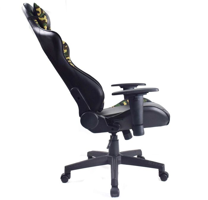 Piranha Bite leikjastóll - Svartur/Camo