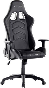 Piranha Attack leikjastóll - Svartur