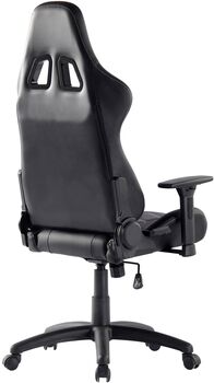 Piranha Attack leikjastóll - Svartur