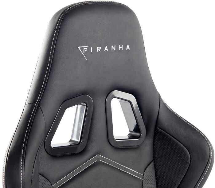 Piranha Attack leikjastóll - Svartur