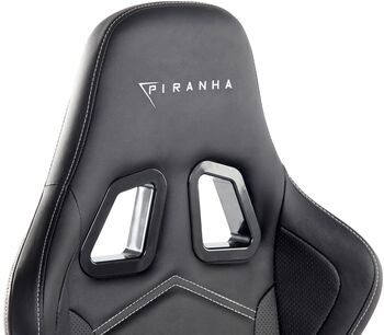 Piranha Attack leikjastóll - Svartur