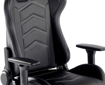 Piranha Attack leikjastóll - Svartur