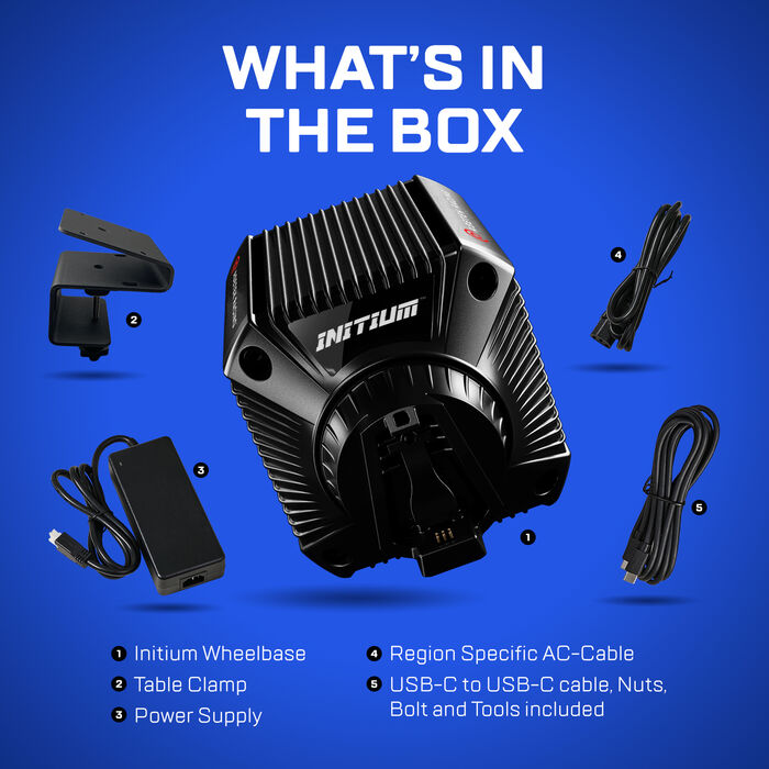 Asetek Initium stýrismótor - Svartur