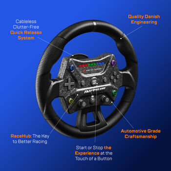 Asetek Initium stýri - Svart