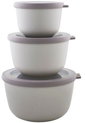 Rosti Cirqula háar skálar með loki - 3stk 