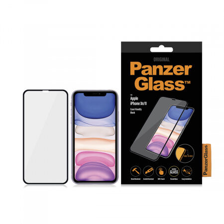 PanzerGlass iPhone 11 skjávörn - Svart