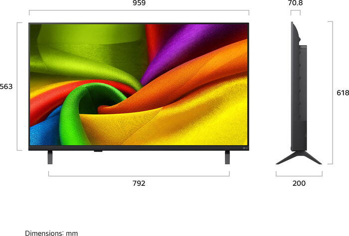 LG 43" NU850 snjallsjónvarp (2026)