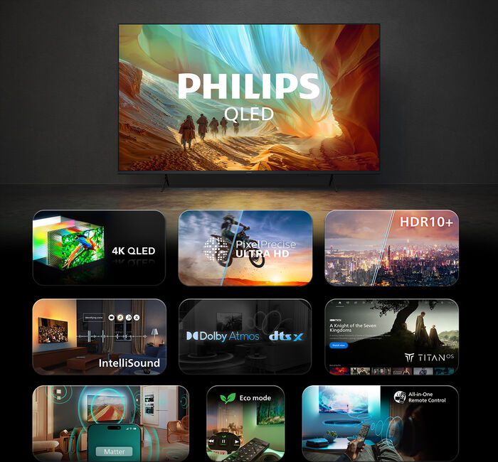 Philips 43" PQS7801 QLED snjallsjónvarp (2026)