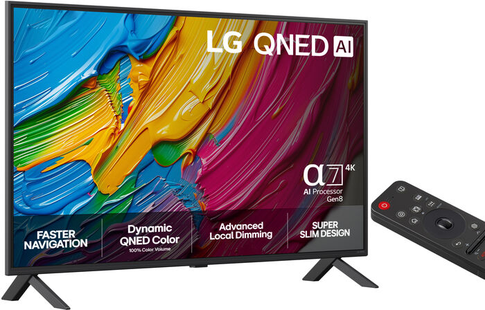 LG 43" QNED80 sjónvarp (2025)