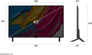 LG 43" QNED80 sjónvarp (2025)