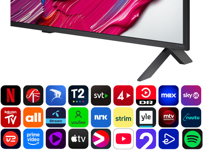 LG 43" QNED80 sjónvarp (2025)