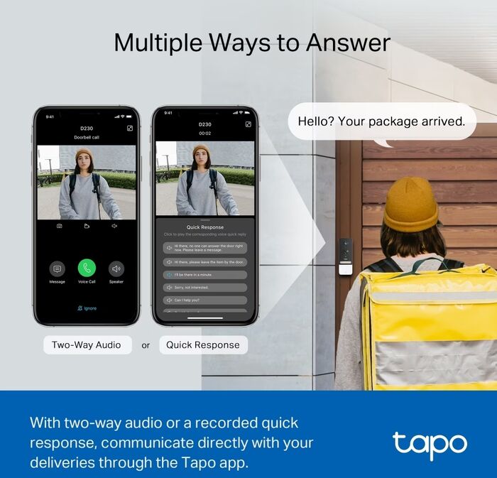 TP-Link Tapo snjalldyrabjalla 