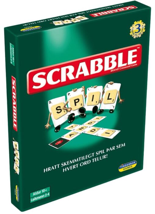 Product image not available for Scrabble spilastokkur - Íslenskt