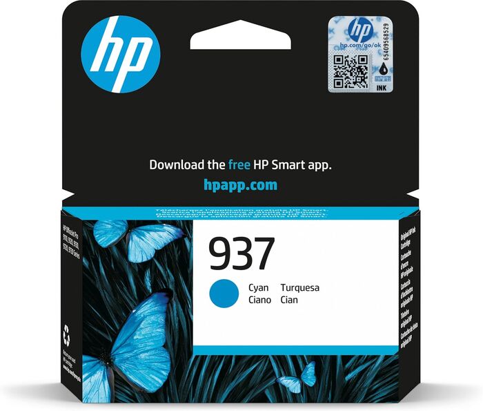 HP 937 blekhylki - Cyan