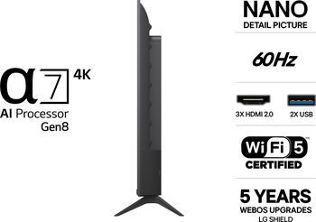 LG 50" NU850 snjallsjónvarp (2026)