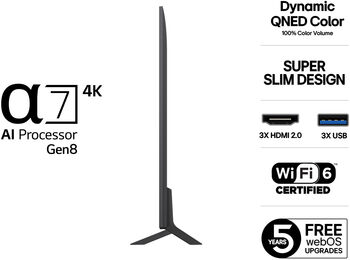 LG 50" QNED80 sjónvarp (2025)