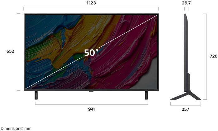 LG 50" QNED80 sjónvarp (2025)