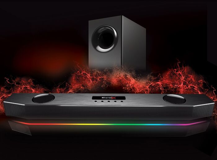 Creative Katana hljóðstöng með bassaboxi