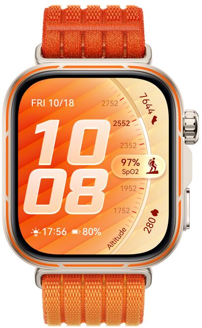 Huawei Watch Fit 5 Pro snjallúr - Appelsínugult