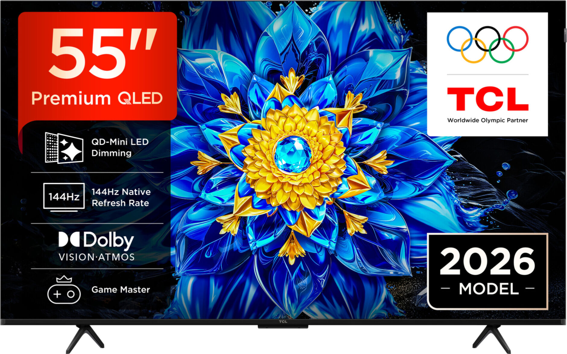 TCL 55" QLED810L QD-MiniLED snjallsjónvarp (2026)