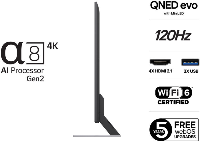 LG 55" QNED85 sjónvarp (2025)