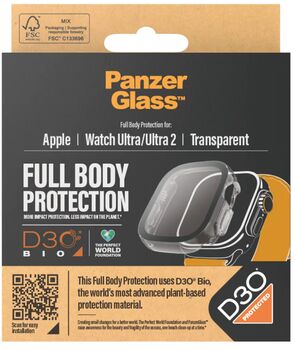 PanzerGlass hlíf fyrir Apple Ultra 49mm - Glært 