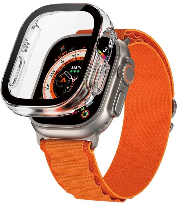 PanzerGlass hlíf fyrir Apple Ultra 49mm - Glært 