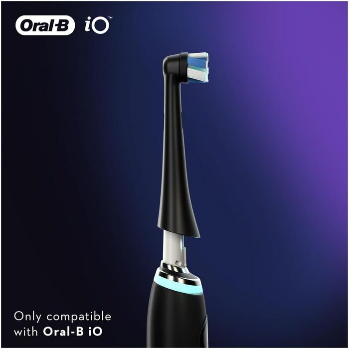 Oral-B iO Ultimate Clean tannburstahausar 4 stk - Svartir
