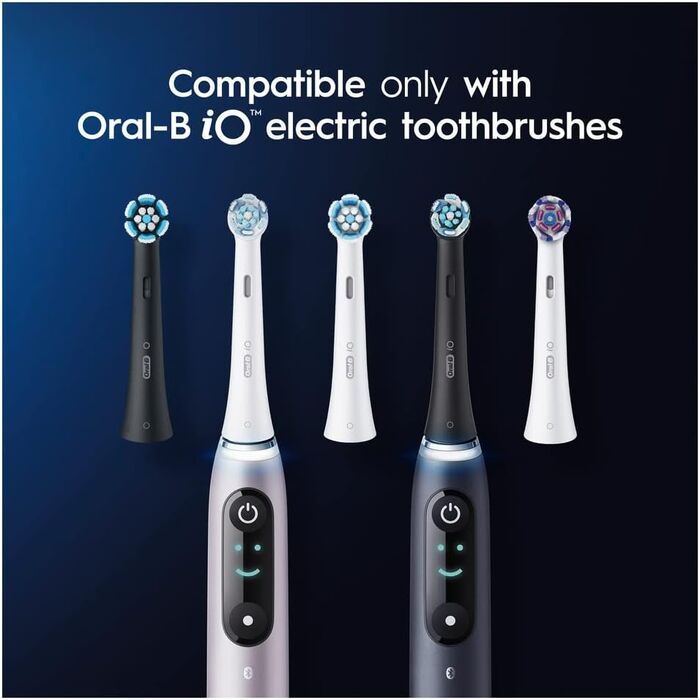 Oral-B iO Ultimate Clean tannburstahausar 4 stk - Hvítir