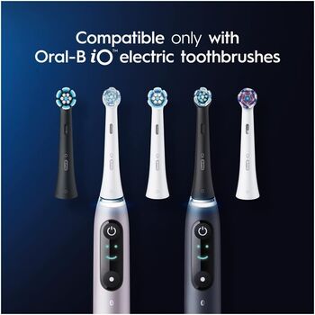 Oral-B iO Ultimate Clean tannburstahausar 4 stk - Hvítir