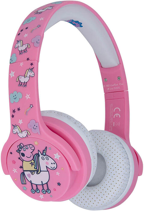 OTL þráðlaus barnaheyrnartól - Peppa Pig bleikur einhyrningur