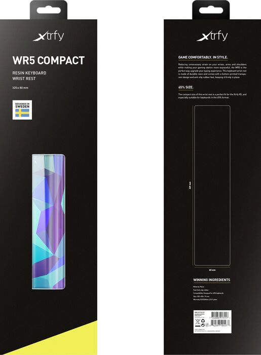 Xtrfy WR5 Compact armhvíla - Blá 