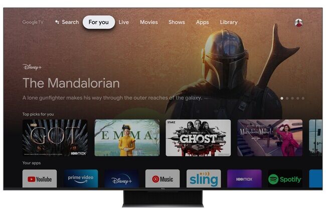 TCL 65" C845 Mini LED sjónvarp (2023)