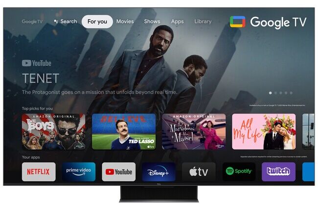 TCL 65" C845 Mini LED sjónvarp (2023)