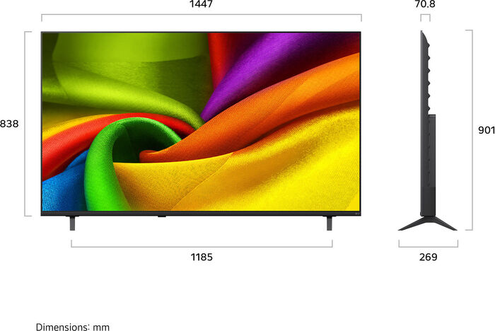 LG 65" NU850 snjallsjónvarp (2026)