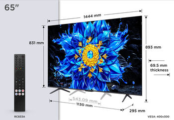 TCL 65" QLED810L QD-MiniLED snjallsjónvarp (2026)