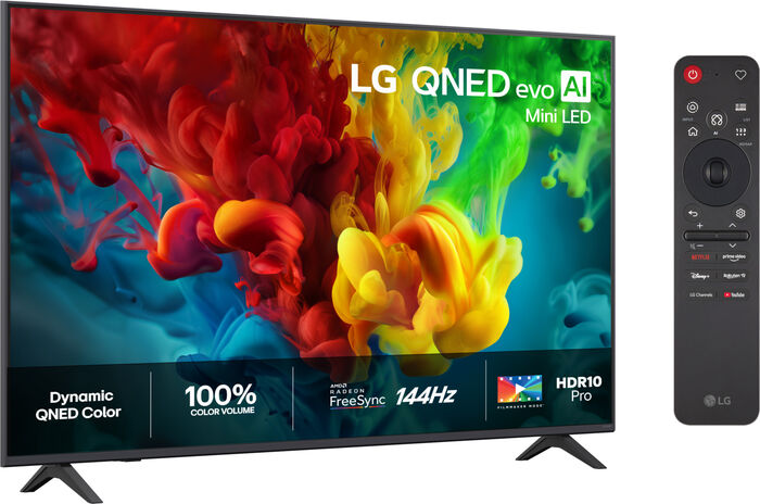 LG 65" QNED82 Mini-LED evo snjallsjónvarp (2026)