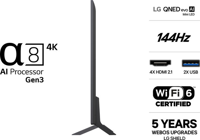 LG 65" QNED85 MiniLED snjallsjónvarp (2026)
