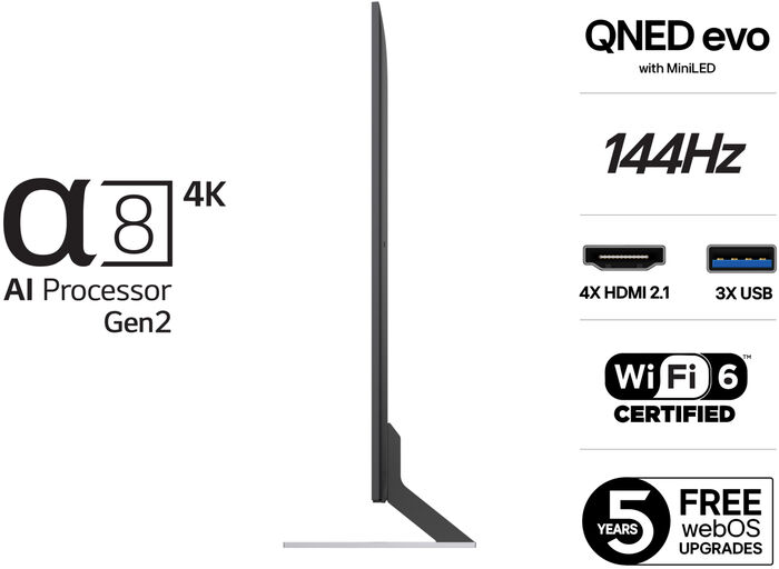 LG 65" QNED85 sjónvarp (2025)