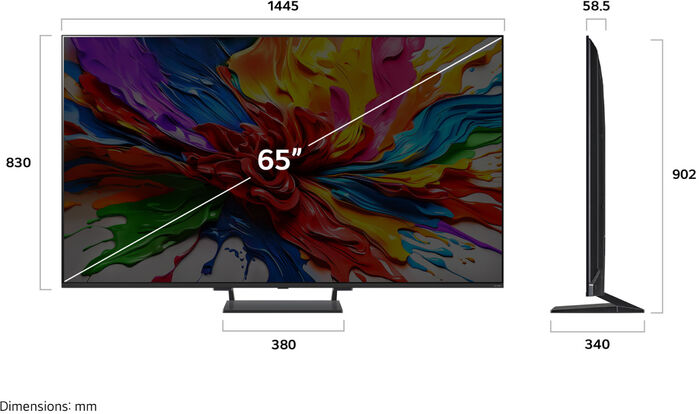 LG 65" QNED93 sjónvarp (2025)