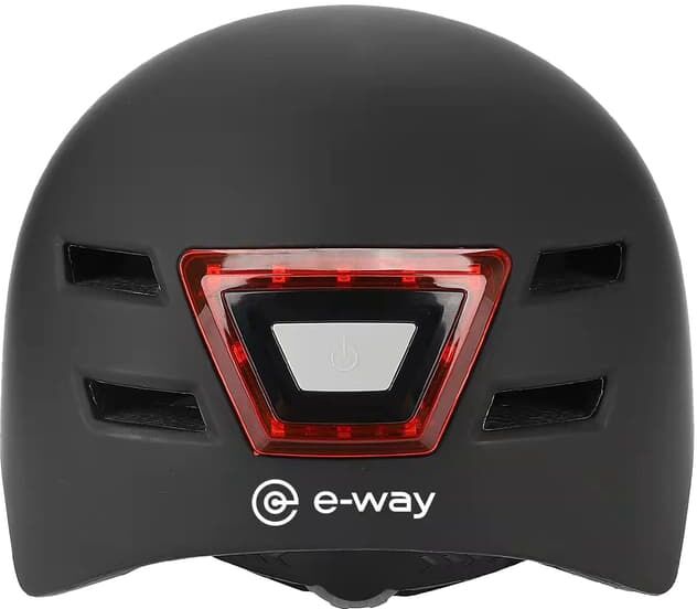 E-Way 58-61cm hjólahjálmur - Svartur