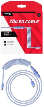 HyperX USB-A í USB-C snúra - Fjólublá 