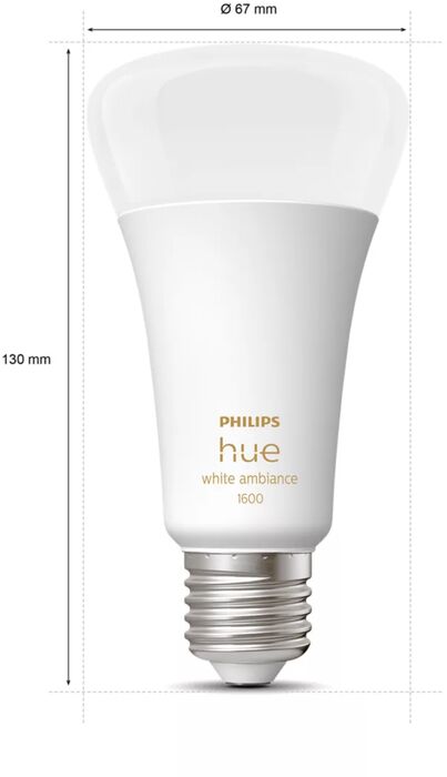 Philips Hue E27 White Ambiance snjallpera